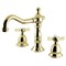 Kingston Brass KS1972BEX 8" Widespread Bathroom Faucet, Polished Brass KS1972BEX - alternate 1